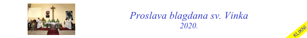 Proslava blagdana sv.Vinka 2020